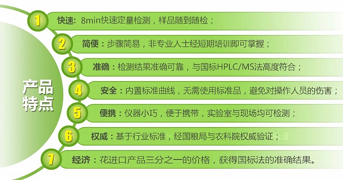 霉菌毒素?zé)晒舛靠焖贆z測系統(tǒng)優(yōu)點